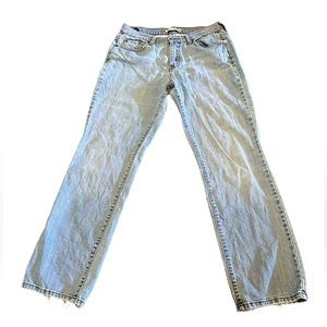 Levi’s 505 Women’s Straight Leg Jeans Light Wash Stretch Size 10 Medium